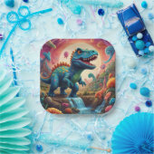 Baby shower Dino-Mite Papieren Bordje (Feest)