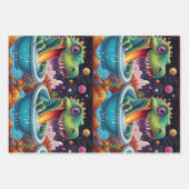 Baby shower Dino-Mite party design Inpakpapier Vel (Voorkant)