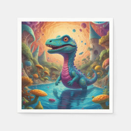 Baby shower Dino-Mite Servet