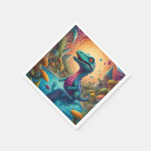 Baby shower Dino-Mite Servet (Hoek)