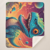 Baby shower Dino-Mite Sherpa Deken (Voorkant)