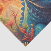 Baby shower Dino-Mite Tissuepapier (Detail)