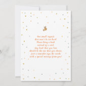 Baby shower Dinosaurs Kaart (Achterkant)