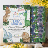 Baby shower Dinosaurs | Stomp Chomp Roar! Kaart