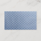 Baby shower Display Douche Blauwe Olifant Informatiekaartje (Achterkant)