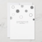 Baby shower door Mail BABY ITS COVID BUITEN Zilver Kaart (Achterkant)