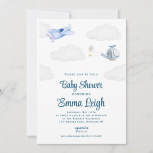 Baby shower Douche Party Uitnodiging