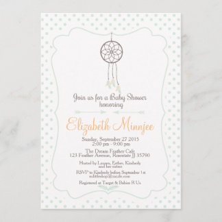 Baby shower Dreamweaver nodigneutrale kleuren uit Kaart