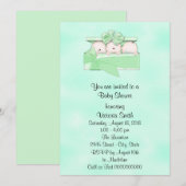 Baby shower drieling Baby geslachtsneutraal Kaart (Voorkant / Achterkant)