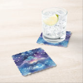 Baby Shower Drink Coaster – Celestial Dreamscape Kartonnen Onderzetters (Insitu)