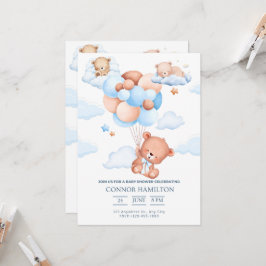 Baby Shower Droomwolken Esthetiek Kaart