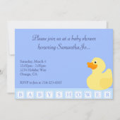 Baby shower Duck Kaart (Voorkant)