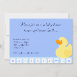 Baby shower Duck Kaart