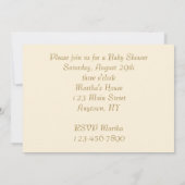 baby shower Duck Uitnodiging (Achterkant)