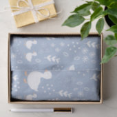 Baby shower Duckling Wrapping Papier in Blauw (Geschenk)
