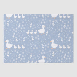 Baby shower Duckling Wrapping Papier in Blauw