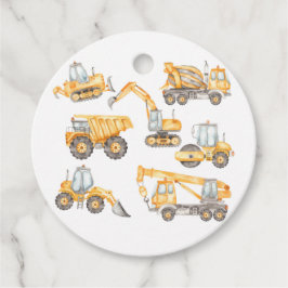Baby shower Dump Truck Party Bedankjes Labels