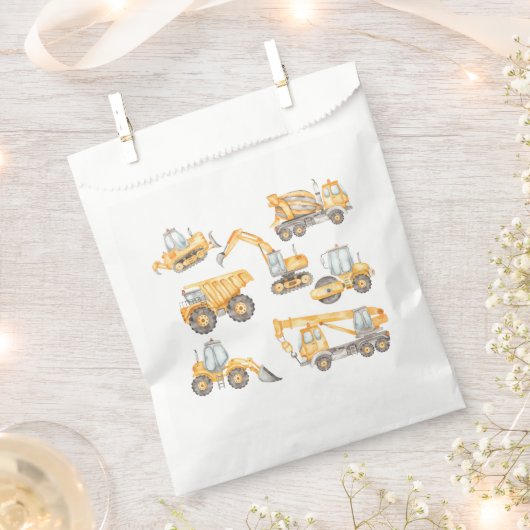 Baby shower Dump Truck Party Bedankzakje (Geknipt)