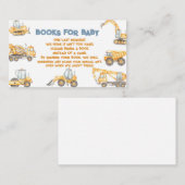 Baby shower Dump Truck Party Informatiekaartje (Voorkant / Achterkant)