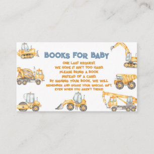 Baby shower Dump Truck Party Informatiekaartje
