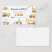 Baby shower Dump Truck Party Informatiekaartje (Voorkant / Achterkant)