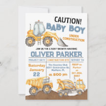 Baby shower Dump Truck Party