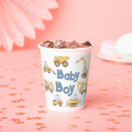 Baby shower Dump Truck Party Papieren Bekers