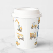 Baby shower Dump Truck Party Papieren Bekers (Rechts)