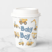 Baby shower Dump Truck Party Papieren Bekers (Voorkant)