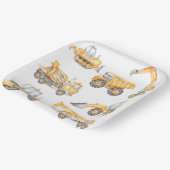 Baby shower Dump Truck Party Papieren Bordje (Gebogen)