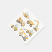 Baby shower Dump Truck Party Servet (Hoek)