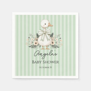Baby Shower Dwaas Gansje Lente Feestje Servet