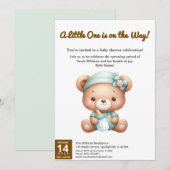 Baby shower: een kleintje onderweg! kaart (Voorkant / Achterkant)