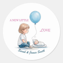 Baby Shower Een Nieuwe Kleine Liefde (Broer of Zus