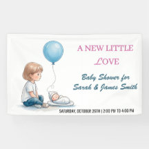 Baby Shower Een Nieuwe Kleine Liefde (Broer of Zus