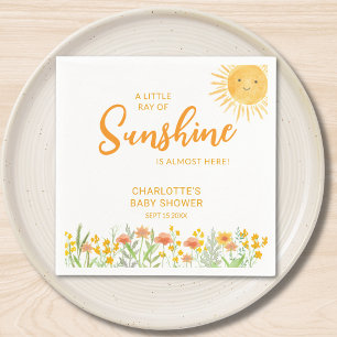 Baby Shower 'Een Straaltje Zonneschijn' Servet