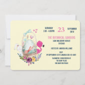 Baby shower Egg Nesting w/Flamingo & Bunny Kaart (Achterkant)