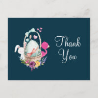 Baby shower Ei, Flaingo, & Bunny Party Bedankt