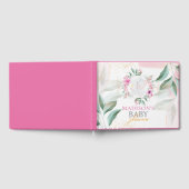 Baby shower Elephant Elegant girl Persoonlijk Gastenboek (Volledig)