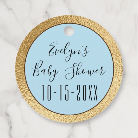 Baby shower Elephants Bedankjes Labels (Achterkant)
