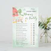 Baby shower- en zoogdieren (Staand voorkant)