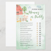 Baby shower- en zoogdieren (Voorkant / Achterkant)