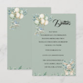 Baby shower Enclosure Kaart Details (Voorkant / Achterkant)