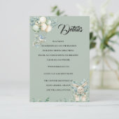 Baby shower Enclosure Kaart Details (Staand voorkant)