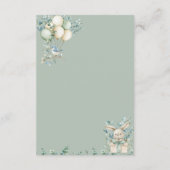 Baby shower Enclosure Kaart Details (Achterkant)