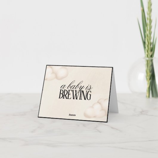 Baby shower eten en drinken Plaatskaarten (Achterkant)