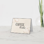 Baby shower eten en drinken Plaatskaarten (Voorkant)