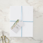 BABY SHOWER ETIKET|Dank je|eucalyptus Cadeaulabel (Met Touw)