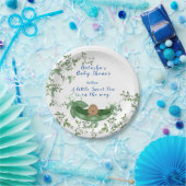 Baby shower Etnische, Erwtenpeul, Zoete Erwtenwijn Papieren Bordje (Feest)