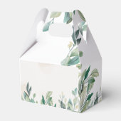 Baby shower Eucalyptus Beer Waterverf Bedankdoosjes (Achterkant)